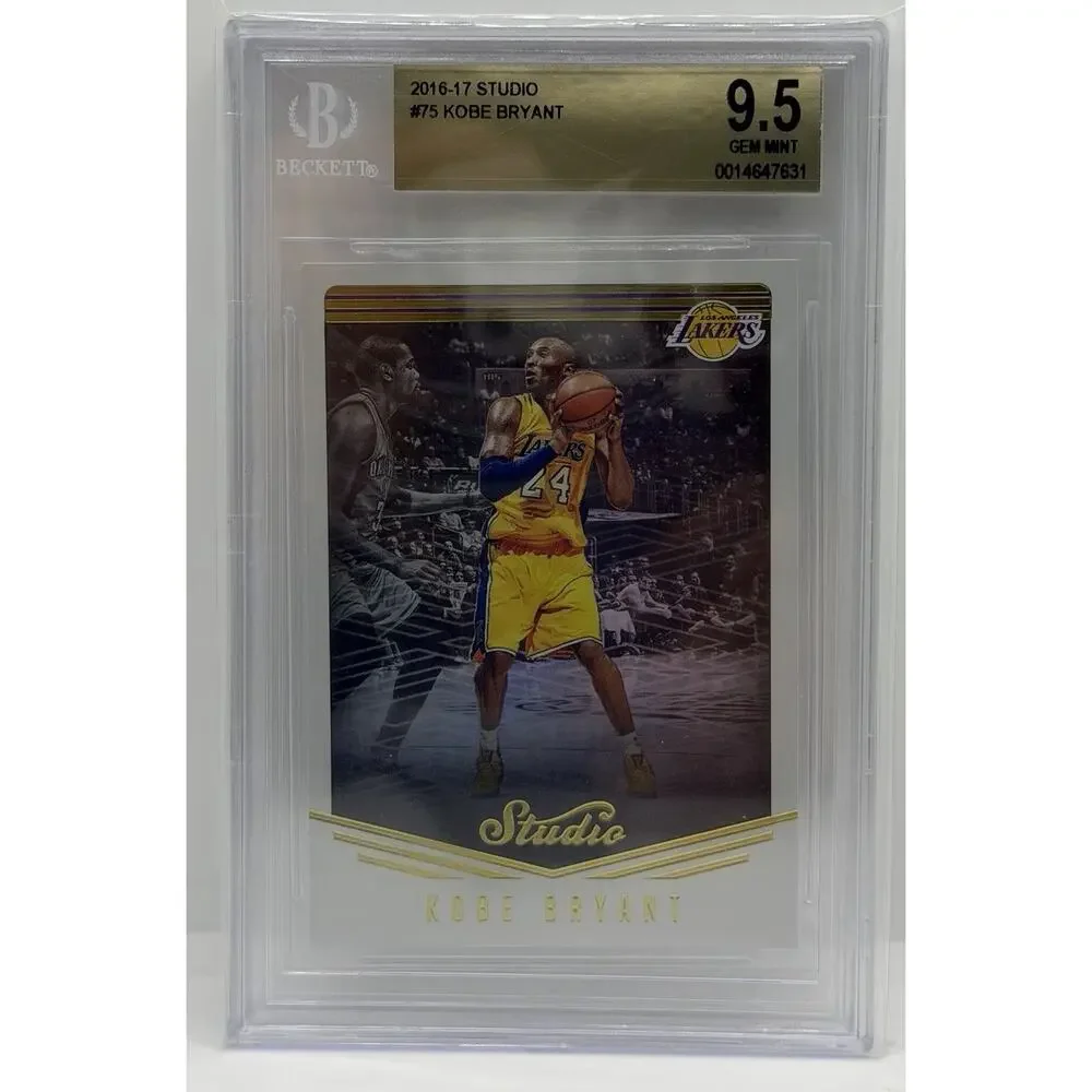 2016-17 Panini Studio - Kobe Bryant #75 Los Angeles Lakers Black Mamba